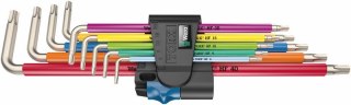 ZESTAW KLUCZY TRZPIENIOWYCH TORX 3967/9 TX SXL MULTICOLOUR WERA