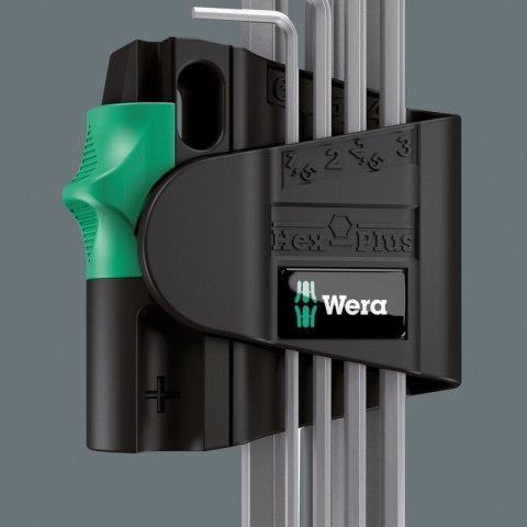 ZESTAW KLUCZY TRZPIENIOWYCH Z KULKĄ HEX PLUS 7CZ, MAGNETYZER WERA ZESTAW KLUCZY TRZPIENIOWYCH Z KULKĄ HEX PLUS 7CZ, MAGNETYZER WERA