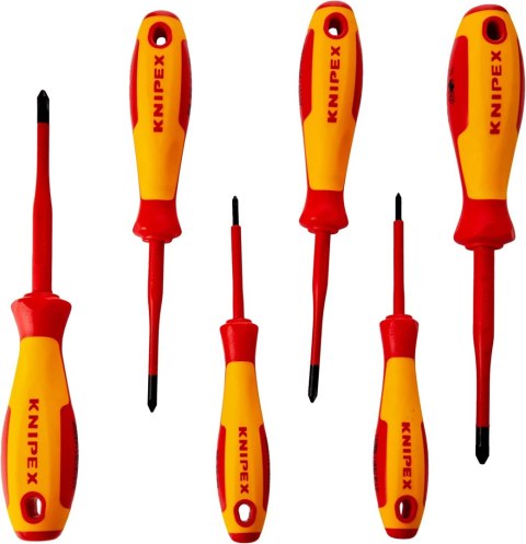 ZESTAW WKRĘTAKÓW VDE, 6CZ. KNIPEX ZESTAW WKRĘTAKÓW VDE, 6CZ. KNIPEX