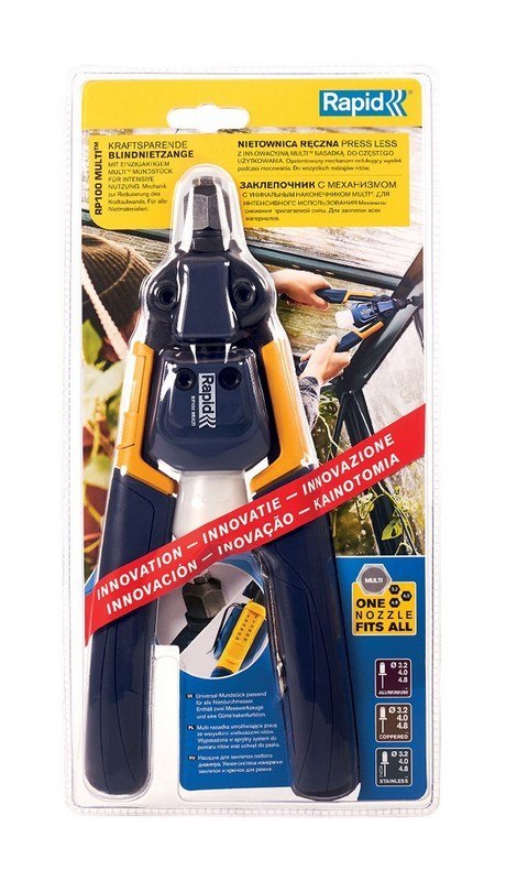 NITOWNICA DWURĘCZNA RP100 MULTI HEAVY DUTY & PRESS LESS RAPID NITOWNICA DWURĘCZNA RP100 MULTI HEAVY DUTY & PRESS LESS RAPID