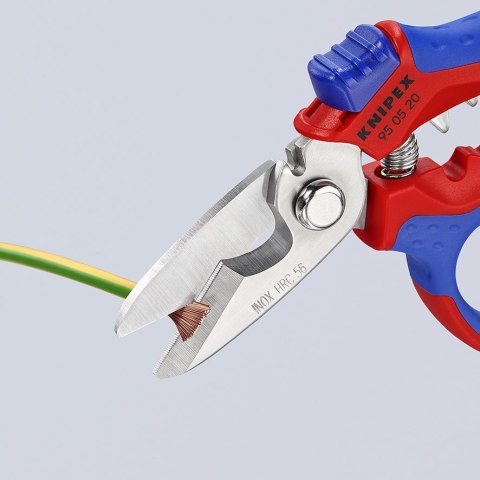 NOŻYCZKI KĄTOWE DLA ELEKTRYKÓW 160MM KNIPEX