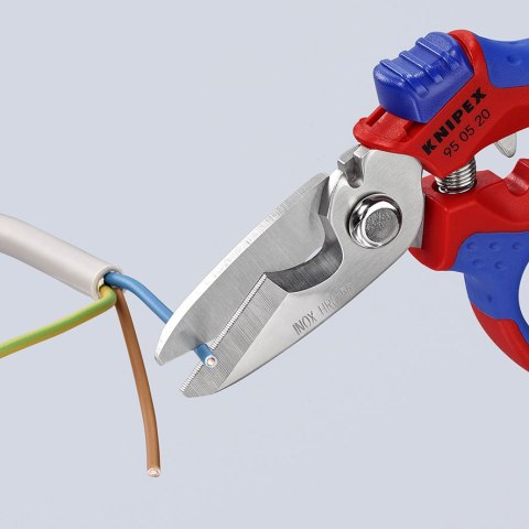 NOŻYCZKI KĄTOWE DLA ELEKTRYKÓW 160MM KNIPEX
