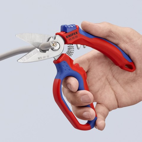 NOŻYCZKI KĄTOWE DLA ELEKTRYKÓW 160MM KNIPEX