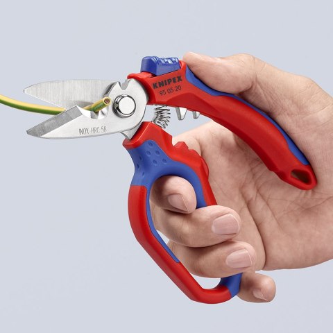 NOŻYCZKI KĄTOWE DLA ELEKTRYKÓW 160MM KNIPEX