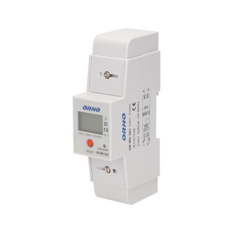 1-FAZOWY WSKAŹNIK ZUŻYCIA ENERGII 80A ORNO 1-FAZOWY WSKAŹNIK ZUŻYCIA ENERGII 80A ORNO