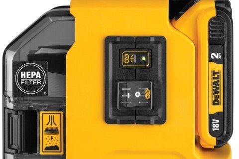 ODKURZACZ UNIWERSALNY ODSYSACZ PYŁU 18V XR 1*2.0AH DEWALT