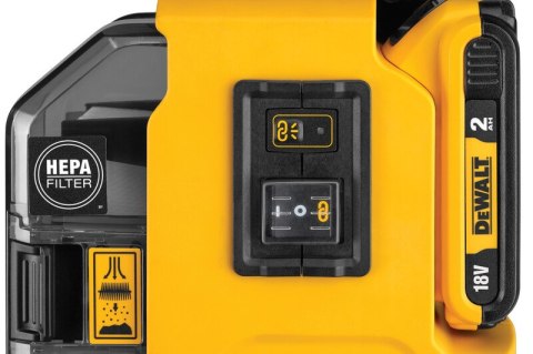 ODKURZACZ UNIWERSALNY ODSYSACZ PYŁU 18V XR 1*2.0AH DEWALT