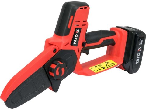 PIŁA ŁAŃCUCHOWA 4'',18V + AKUM. 2AH + ŁADOWARKA YATO PIŁA ŁAŃCUCHOWA 4'',18V + AKUM. 2AH + ŁADOWARKA YATO