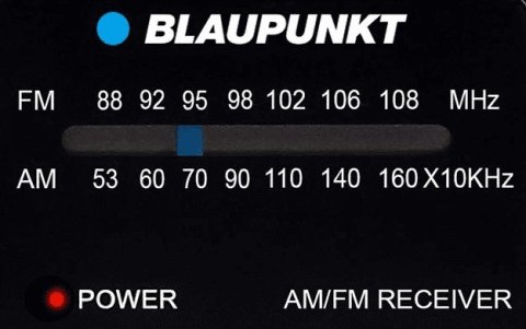 RADIO KIESZONKOWE AM/FM PR4BK BLAUPUNKT RADIO KIESZONKOWE AM/FM PR4BK BLAUPUNKT