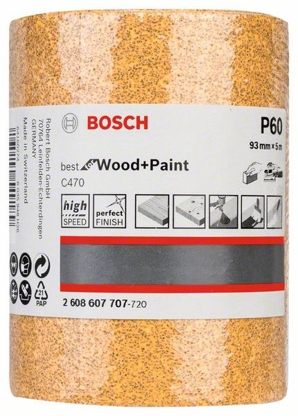 ROLKA SZLIFIERSKA BEST F/WOOD 93MM*5M P60 BOSCH ROLKA SZLIFIERSKA BEST F/WOOD 93MM*5M P60 BOSCH