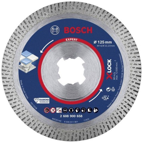 TARCZA DIAMENTOWA EXPERT HARD CERAMIC 125*1.4 X-LOCK BOSCH TARCZA DIAMENTOWA EXPERT HARD CERAMIC 125*1.4 X-LOCK BOSCH