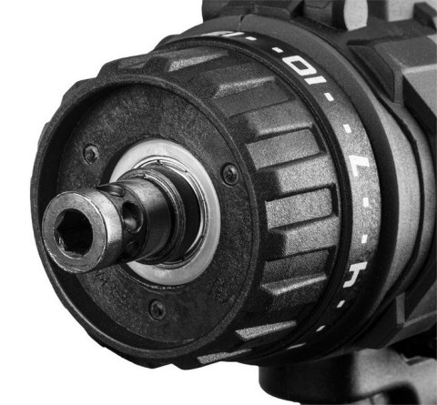 WIERTARKO-WKRĘTARKA 300W, UCHWYT SAMOZACISKOWY 10MM, WALIZKA GRAPHITE WIERTARKO-WKRĘTARKA 300W, UCHWYT SAMOZACISKOWY 10MM, WALIZKA GRAPHITE