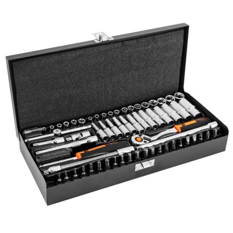 ZESTAW KLUCZY NASADOWYCH 1/4'' 63 CZĘŚCI NEO ZESTAW KLUCZY NASADOWYCH 1/4'' 63 CZĘŚCI NEO