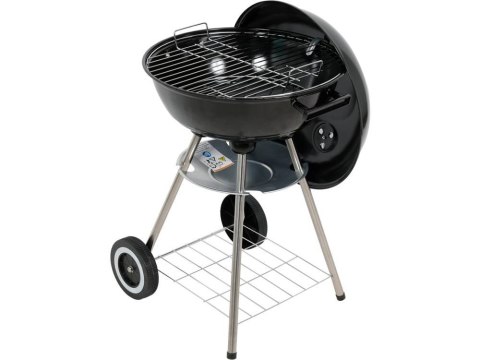 GRILL WĘGLOWY OKRĄGŁY Z POKROWCEM, RUSZT 41CM LUND GRILL WĘGLOWY OKRĄGŁY Z POKROWCEM, RUSZT 41CM LUND