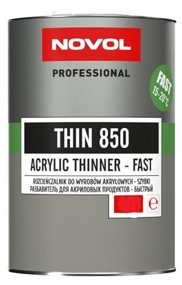 ROZCIEŃCZALNIK DO WYROBÓW AKRYLOWYCH THIN 850 0.5L FAST NOVOL ROZCIEŃCZALNIK DO WYROBÓW AKRYLOWYCH THIN 850 0.5L FAST NOVOL