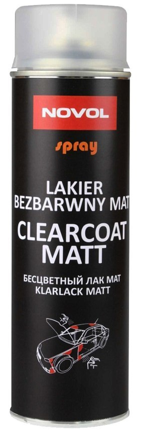 SPRAY LAKIER BEZBARWNY MATOWY 500 ML NOVOL SPRAY LAKIER BEZBARWNY MATOWY 500 ML NOVOL