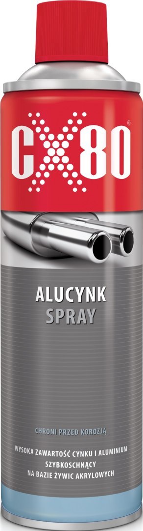 SPRAY OCHRONA PRZED RDZĄ ALU CYNK 500ML CX-80 SPRAY OCHRONA PRZED RDZĄ ALU CYNK 500ML CX-80