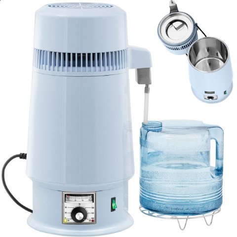 Destylator destylarka do wody z regulacją temperatury + plastikowy dzbanek 4 l Destylator destylarka do wody z regulacją temperatury + plastikowy dzbanek 4 l