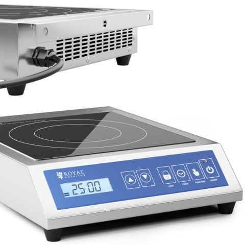 Kuchenka płyta indukcyjna przenośna 1 pole grzewcze śr. 28 cm LCD 3500 W Kuchenka płyta indukcyjna przenośna 1 pole grzewcze śr. 28 cm LCD 3500 W