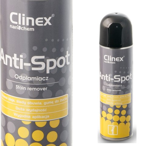 Odplamiacz do dywanów i mebli tapicerowanych usuwa gumę do żucia smołę wosk CLINEX Anti-Spot 250ML Odplamiacz do dywanów i mebli tapicerowanych usuwa gumę do żucia smołę wosk CLINEX Anti-Spot 250ML