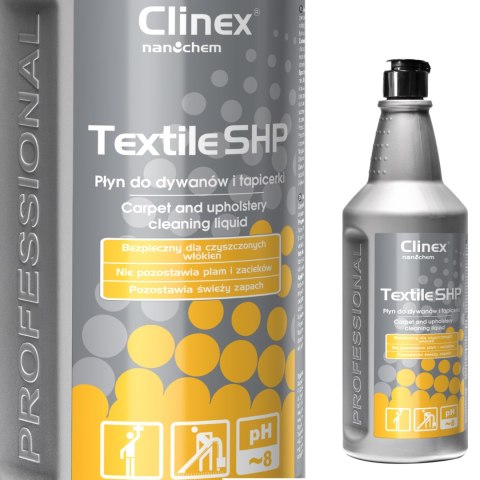 Płyn do prania czyszczenia dywanów mebli i tapicerki CLINEX Textile SHP 1L Płyn do prania czyszczenia dywanów mebli i tapicerki CLINEX Textile SHP 1L
