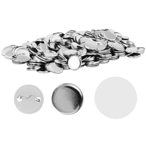 Przypinki badziki buttony piny do ubrań 1000 szt. śr. 32 mm Przypinki badziki buttony piny do ubrań 1000 szt. śr. 32 mm
