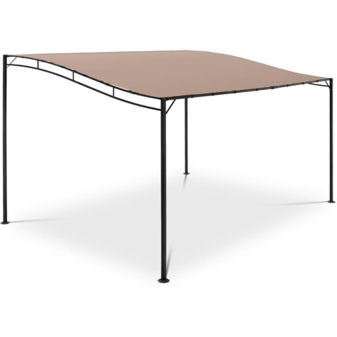 Zadaszenie ogrodowe altana wolnostojąca 4 x 3 x 2.5 m beżowa Zadaszenie ogrodowe altana wolnostojąca 4 x 3 x 2.5 m beżowa
