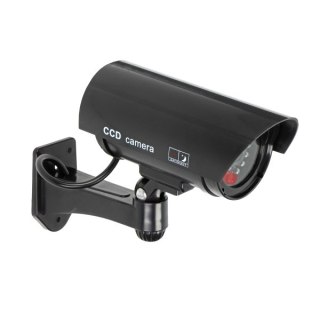 ATRAPA KAMERY MONITORUJĄCEJ CCTV CZARNA ORNO