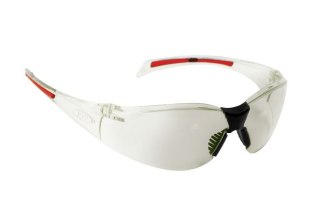 JSP OKULARY OCHRONNE STEALTH 8000 PRZEŹROCZYSTE/CZERWONE UN