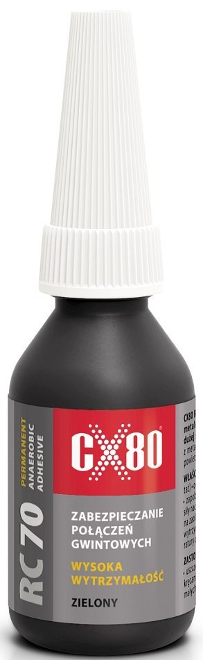 KLEJ ANAEROBOWY DO ŚRUB O DUŻEJ SILE ŁĄCZENIA 10ML CX-80 KLEJ ANAEROBOWY DO ŚRUB O DUŻEJ SILE ŁĄCZENIA 10ML CX-80