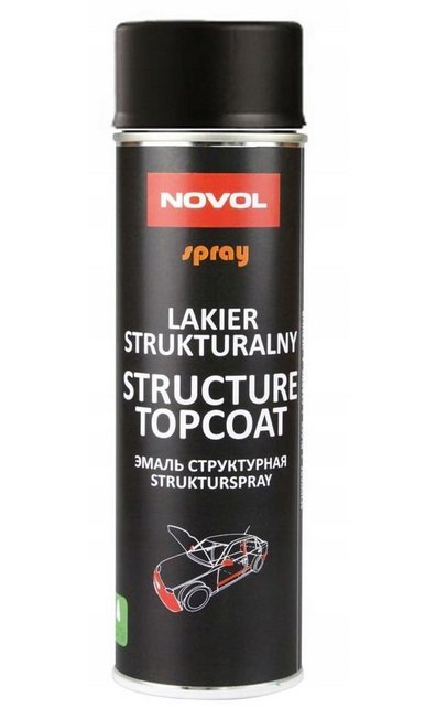 LAKIER STRUKTURALNY CZARNY 500 ML NOVOL LAKIER STRUKTURALNY CZARNY 500 ML NOVOL