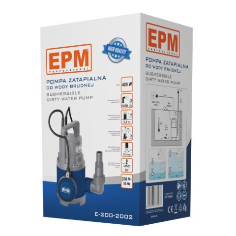 POMPA DO BRUDNEJ WODY 400W EPM POMPA DO BRUDNEJ WODY 400W EPM