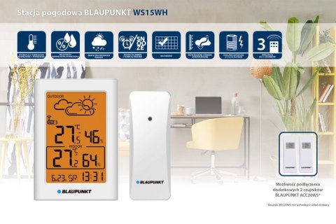 STACJA POGODOWA WS15WH BLAUPUNKT STACJA POGODOWA WS15WH BLAUPUNKT