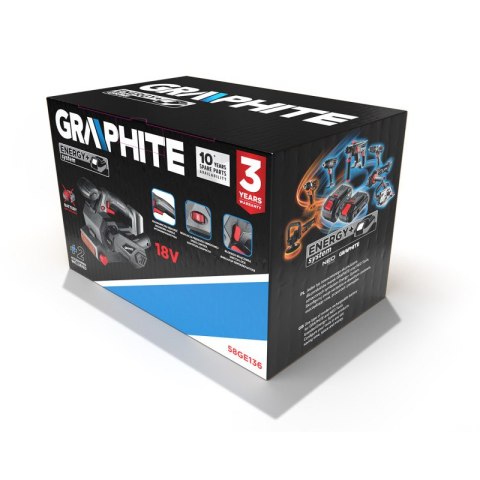 SZLIFIERKA TAŚMOWA AKUMULATOROWA ENERGY+ 18V, BEZ AKUM. GRAPHITE SZLIFIERKA TAŚMOWA AKUMULATOROWA ENERGY+ 18V, BEZ AKUM. GRAPHITE