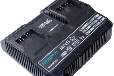 SZYBKA ŁADOWARKA PODWÓJNA SMART 18V SAS+ALL DEDRA SZYBKA ŁADOWARKA PODWÓJNA SMART 18V SAS+ALL DEDRA