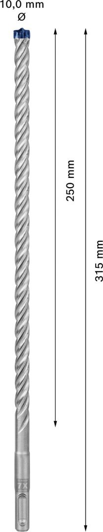 WIERTŁO DO MŁOTKÓW SDS+ 7X EXPERT 10*250/315MM BOSCH WIERTŁO DO MŁOTKÓW SDS+ 7X EXPERT 10*250/315MM BOSCH