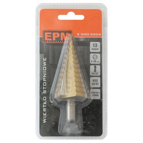 WIERTŁO STOPNIOWE 4-39MM EPM WIERTŁO STOPNIOWE 4-39MM EPM