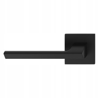 KLAMKA QUANTA KWADRATOWY SZYLD K, SZYLF FIT 6MM CZARNY UN