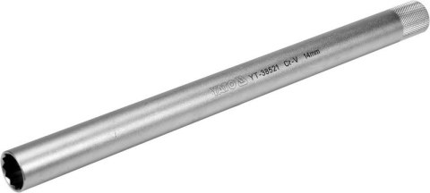 NASADKA DO ŚWIEC 14MM EXTRA DŁUGA 250MM NAPĘD 3/8'' YATO NASADKA DO ŚWIEC 14MM EXTRA DŁUGA 250MM NAPĘD 3/8'' YATO