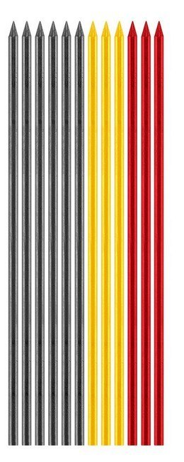OŁÓWEK, RYSIK AUTOMATYCZNY Z TEMPERÓWKĄ, 12 WKŁADÓW NEO