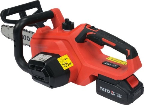 PILARKA ŁAŃCUCHOWA 12'' 18V, 4AH + ŁADOWARKA YATO PILARKA ŁAŃCUCHOWA 12'' 18V, 4AH + ŁADOWARKA YATO