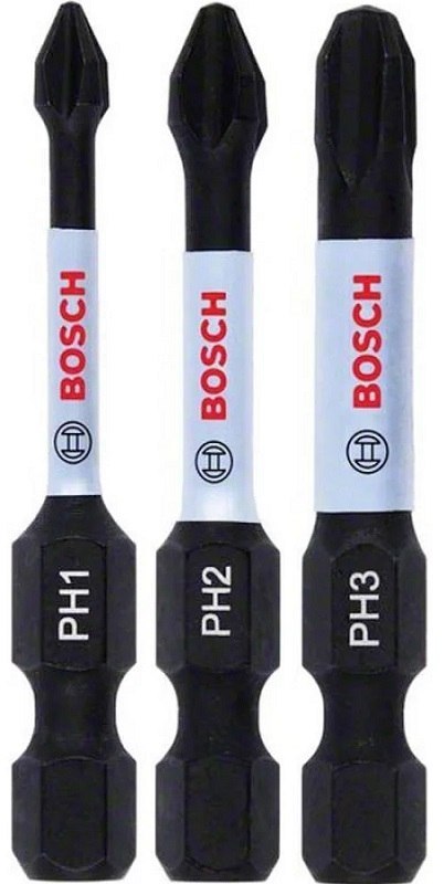 ZESTAW BITÓW IMPACT 50MM PH1,PH2,PH3, BOSCH ZESTAW BITÓW IMPACT 50MM PH1,PH2,PH3, BOSCH