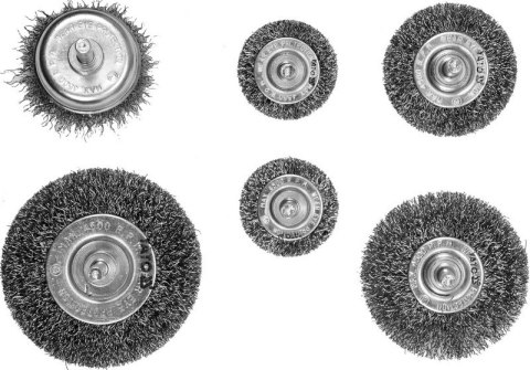 ZESTAW SZCZOTEK NA WIERTARKĘ INOX, 6SZT. YATO ZESTAW SZCZOTEK NA WIERTARKĘ INOX, 6SZT. YATO