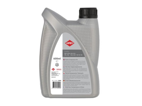OLEJ DO SPRĘŻAREK TŁOKOWYCH 0.6L AIRPRESS OLEJ DO SPRĘŻAREK TŁOKOWYCH 0.6L AIRPRESS