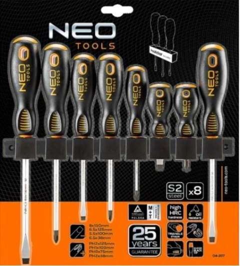 ZESTAW WKRĘTAKÓW 1000V 8SZT NEO ZESTAW WKRĘTAKÓW 1000V 8SZT NEO