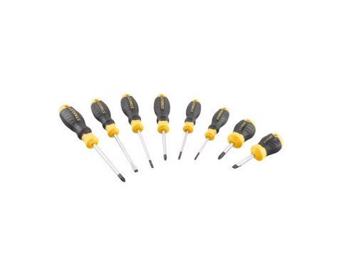 ZESTAW WKRĘTAKÓW C/GRIP, 8SZT. STANLEY ZESTAW WKRĘTAKÓW C/GRIP, 8SZT. STANLEY