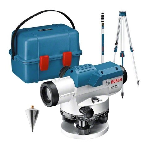 NIWELATOR OPTYCZNY GOL20D SET + BT160 + GR50 BOSCH NIWELATOR OPTYCZNY GOL20D SET + BT160 + GR50 BOSCH
