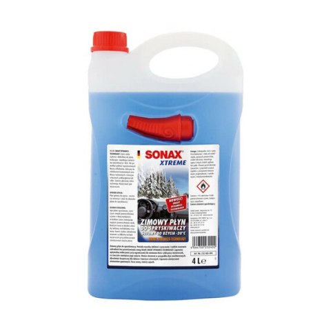 PŁYN DO SPRYSKIWACZY ZIMOWY 4L SONAX XTREME SONAX PŁYN DO SPRYSKIWACZY ZIMOWY 4L SONAX XTREME SONAX