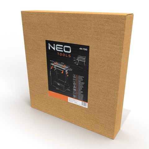 STÓŁ WARSZTATOWY REGULOWANY, ALUMINIOWY 60*58*77-107 CM NEO STÓŁ WARSZTATOWY REGULOWANY, ALUMINIOWY 60*58*77-107 CM NEO