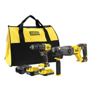ZESTAW 18V V20 SFMCD715+SFMCH900 1*4.0AH 1*2.0AH TORBA STANLEY